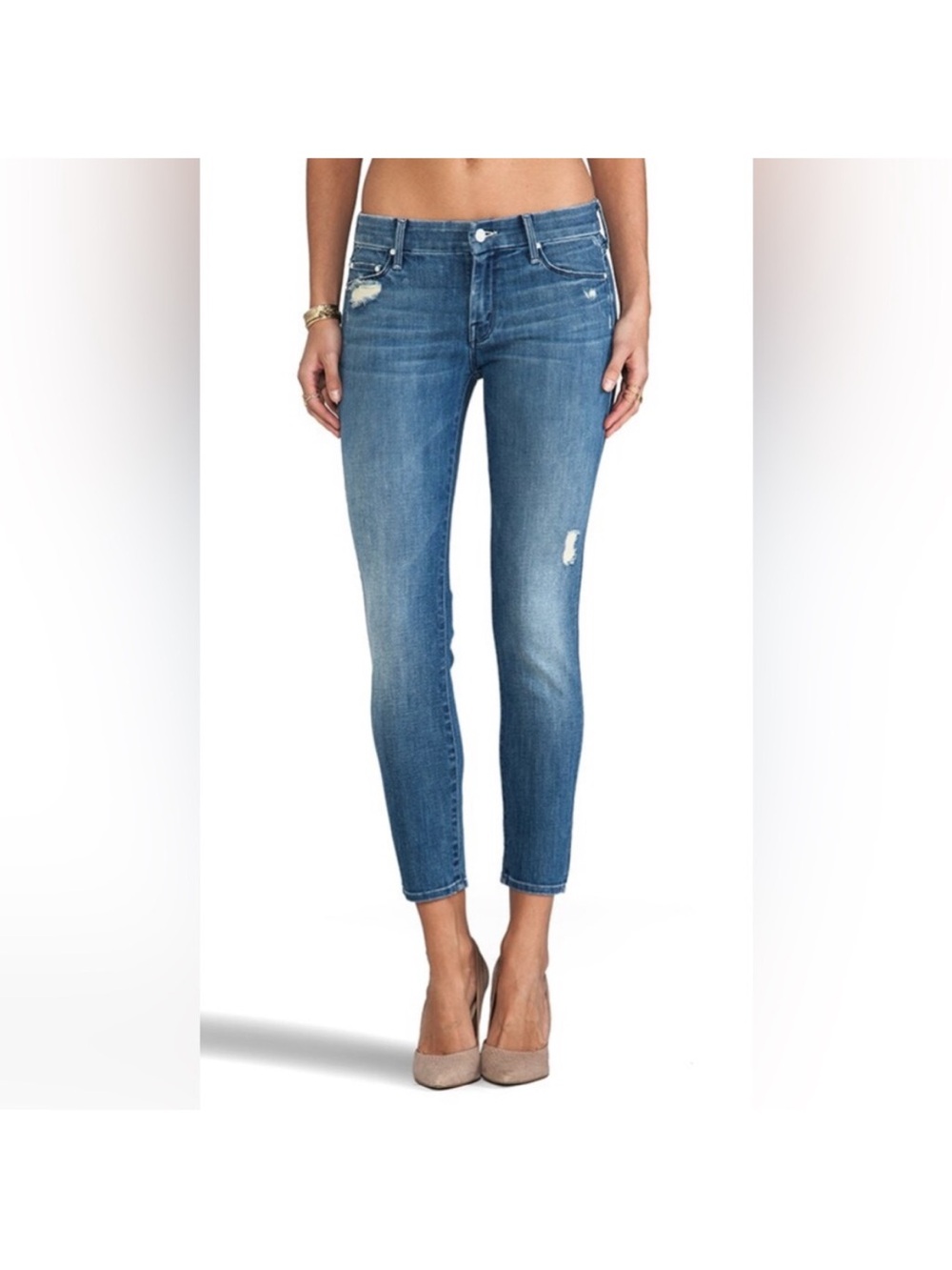 NWOT Mother Denim The Looker Crop Skinny Jeans
Graffiti Girl